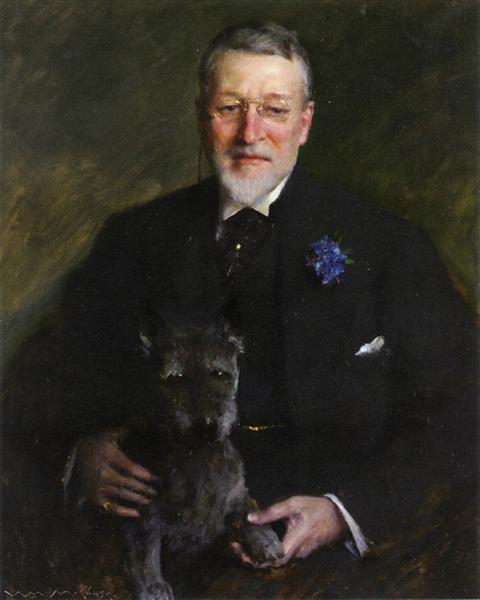 Mr. Francis Guerin Lloyd by William Merritt Chase Impressionism Art dated 1915