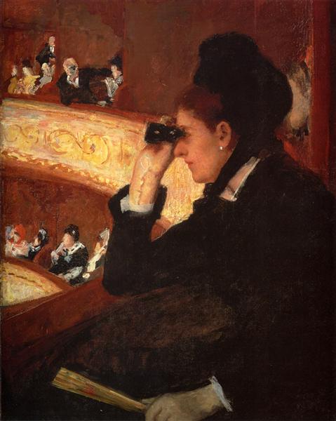 The Opera by Mary Cassatt Realism Art dated 1878