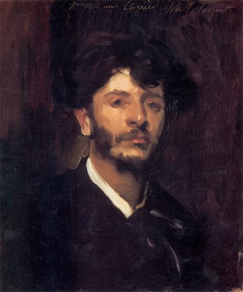 Jean Joseph Marie Carri by John Singer Sargent Realism Art dated 1880