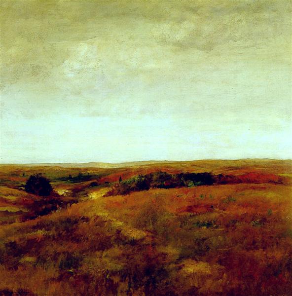 October by William Merritt Chase Impressionism Art dated 1893