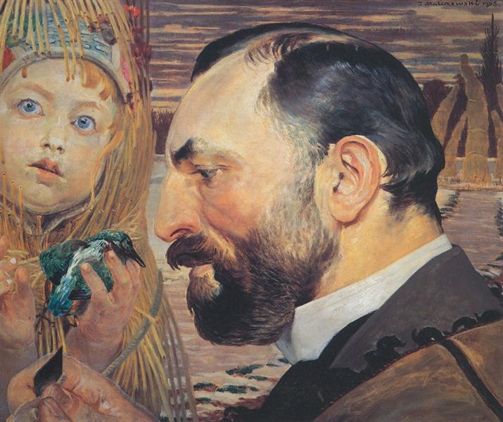 Portrait of Feliks Jasienski by Jacek Malczewski Art Nouveau (Modern) Art