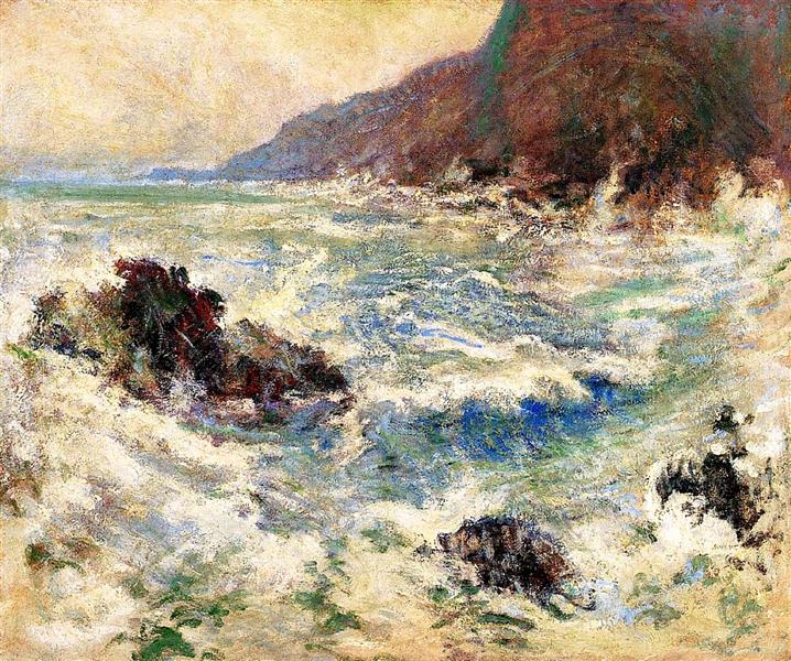 Sea Scene by John Henry Twachtman Impressionism Art dated 1893