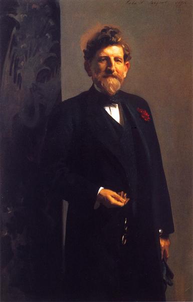 Senator Calvin Brice by John Singer Sargent Realism Art dated 1898