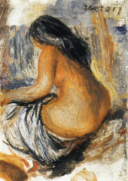 Bather from the Back by Pierre-Auguste Renoir Impressionism Art