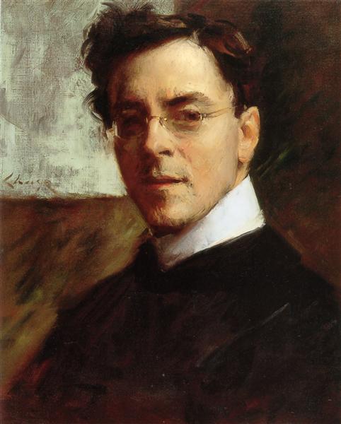 Portrait of Louis Betts by William Merritt Chase Impressionism Art