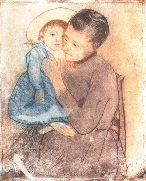 Baby Bill by Mary Cassatt Impressionism Art dated 1890