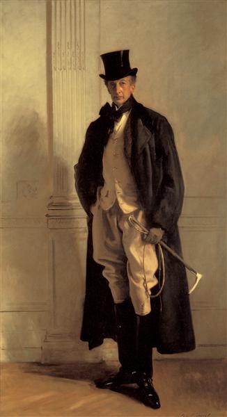 Lord Ribblesdale by John Singer Sargent Realism Art dated 1902