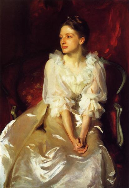 Helen Dunham by John Singer Sargent Realism Art dated 1892