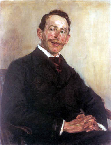 Portrait of Dr. Max Linde by Max Liebermann Impressionism Art