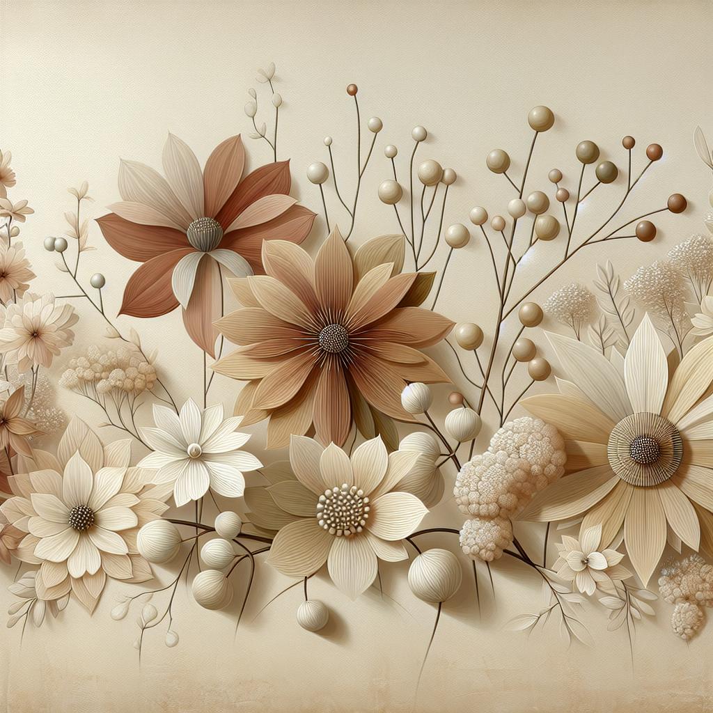 Floribunda Praeclara Oilpainting - Delicate & Ethereal Floral Art