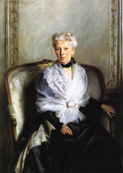 Mrs Edward Goetz by John Singer Sargent Realism Art dated 1901