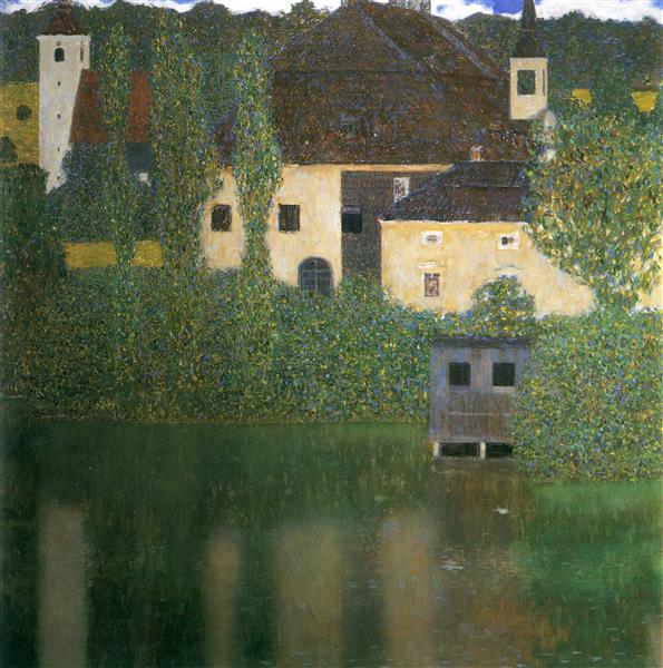 Water Castle by Gustav Klimt Art Nouveau (Modern) Art dated 1908