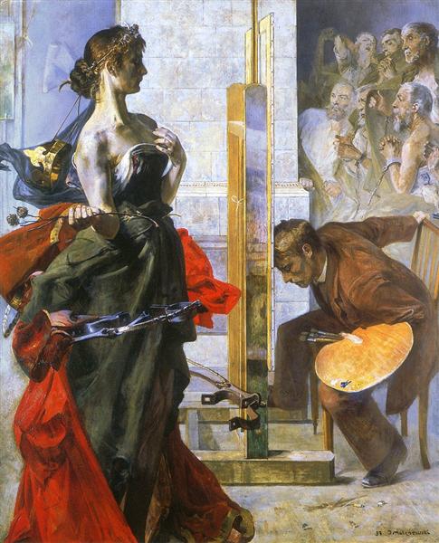 Vision by Jacek Malczewski Art Nouveau (Modern) Art