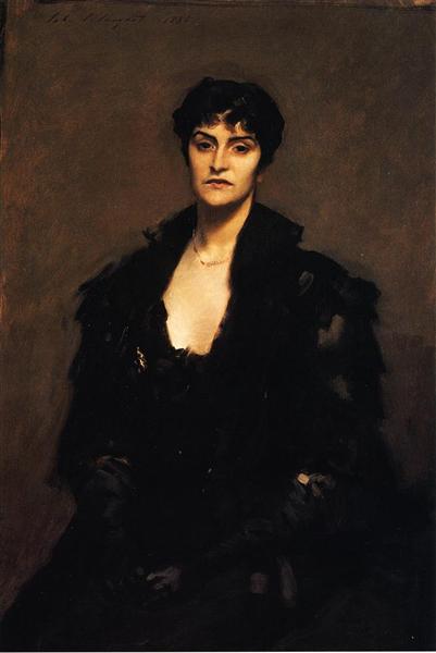 Mrs. Waldo Story by John Singer Sargent Realism Art dated 1883