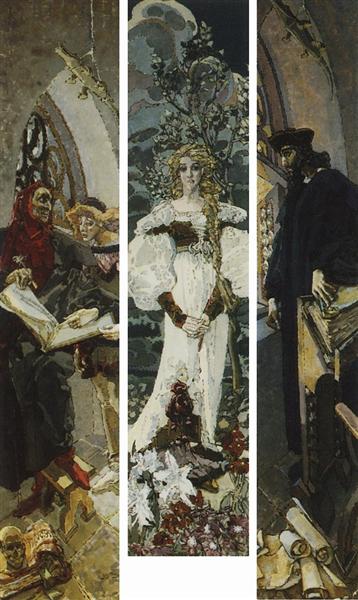 Faust by Mikhail Vrubel Symbolism Art dated 1896