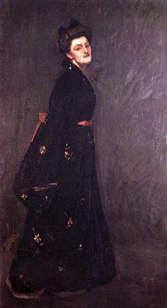 The Black Kimono by William Merritt Chase Japonism Art dated 1903