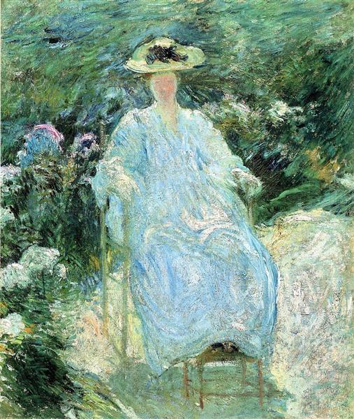 In the Sunlight by John Henry Twachtman Impressionism Art dated 1893