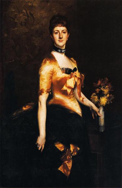 Lady Playfair by John Singer Sargent Realism Art dated 1884