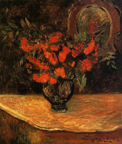 Bouquet by Paul Gauguin Impressionism Art dated 1884