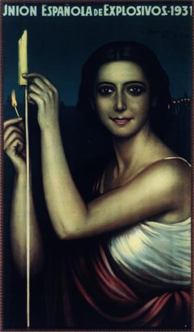 El cohete by Julio Romero de Torres Realism Art dated 1931