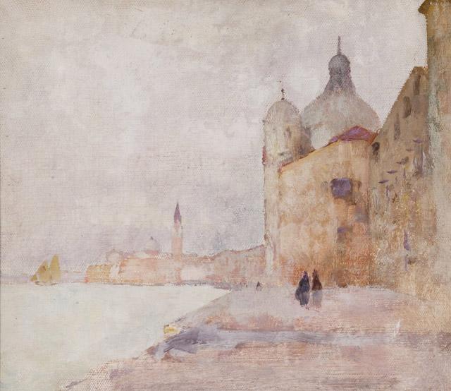 Venice by Emil Carlsen Impressionism Art dated 1909