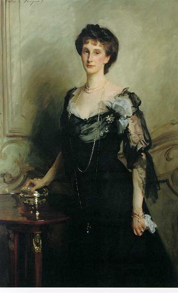 Lady Evelyn Cavendish by John Singer Sargent Realism Art dated 1902