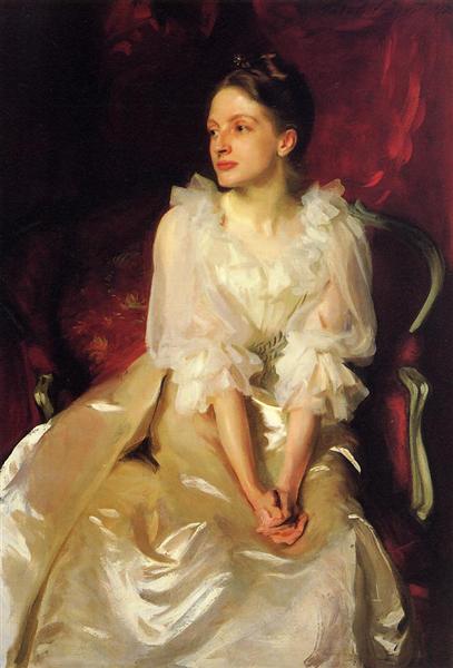 Miss Helen Duinham by John Singer Sargent Realism Art dated 1892