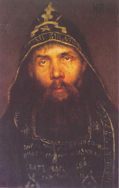 Hermit by Nicholas Roerich Realism Art dated 1895