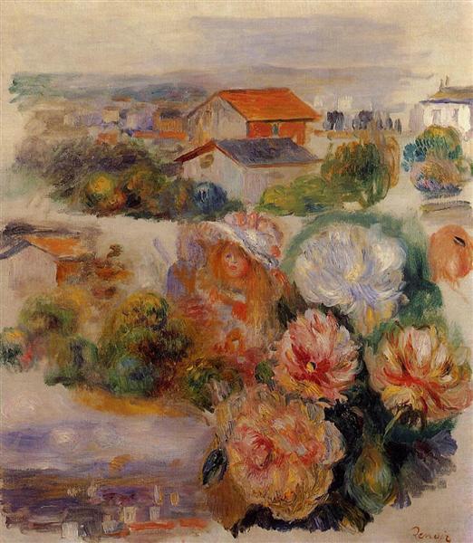 Landscape by Pierre-Auguste Renoir Impressionism Art