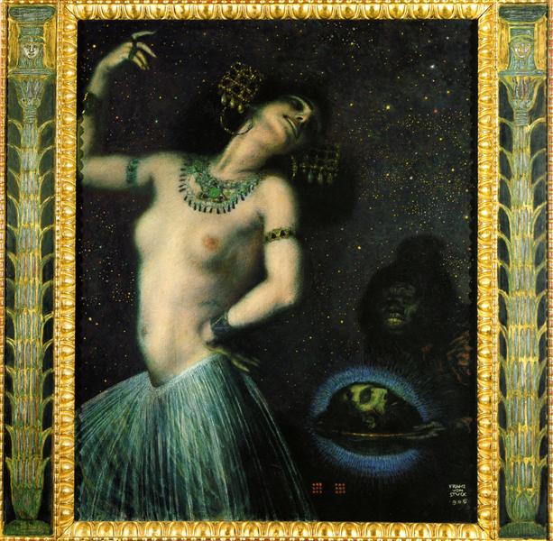 Salome by Franz Stuck Art Nouveau (Modern) Art dated 1906