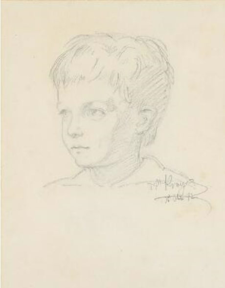 Portrait of a boy by Peder Severin Kroyer Realism Art