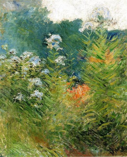 Wildflowers by John Henry Twachtman Impressionism Art dated 1895