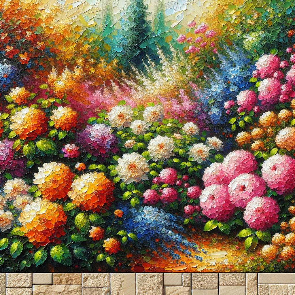 Vividus Prabha Floral Oilpainting Art