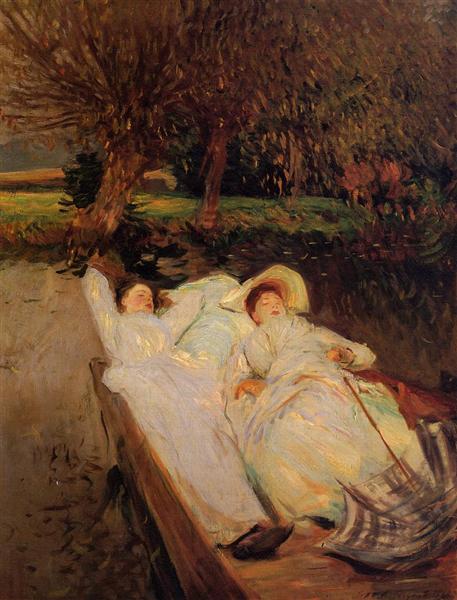 St. Martin&#39;s Summer by John Singer Sargent Impressionism Art dated 1888