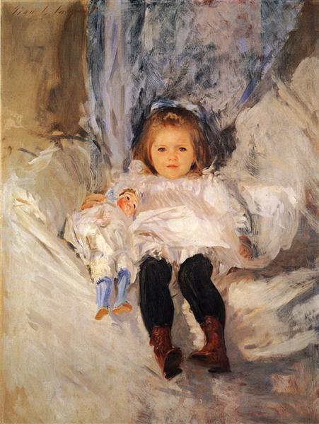 Ruth Sears Bacon by John Singer Sargent Realism Art dated 1887