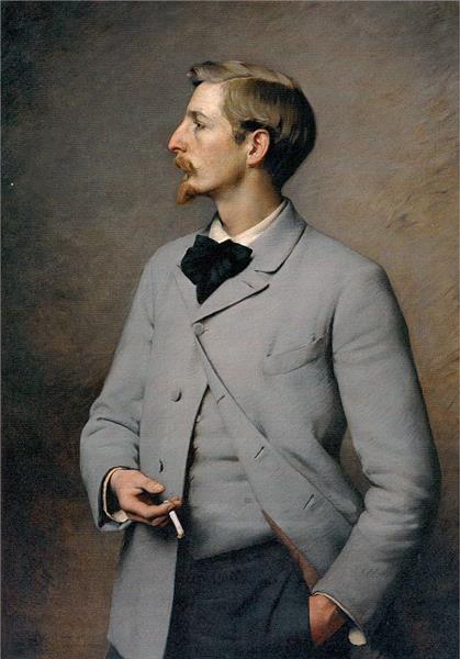 Portrait of Paul Wayland Bartlett by Charles Sprague Pearce Academicism Art dated 1890