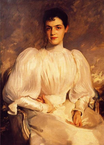 Elsie Wagg by John Singer Sargent Realism Art dated 1893