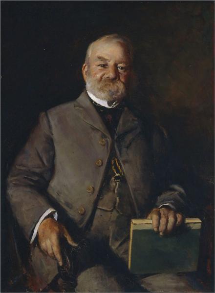 The Hon. Henry Gullett MLC by Julian Ashton Realism Art dated 1905