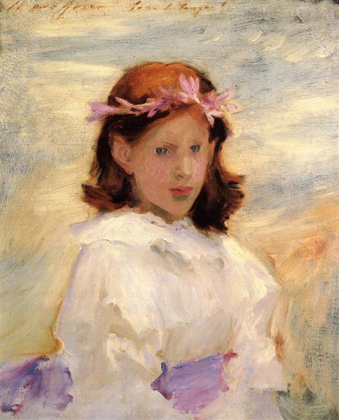 Teresa Gosse by John Singer Sargent Impressionism Art dated 1885