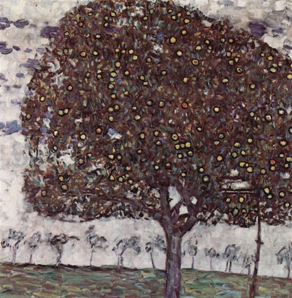 Apple Tree II by Gustav Klimt Art Nouveau (Modern) Art dated 1916