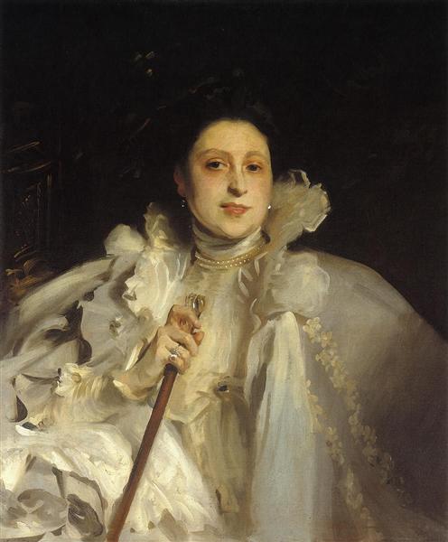 Countess Laura Spinola Nunez-del-Castillo by John Singer Sargent Realism Art dated 1896