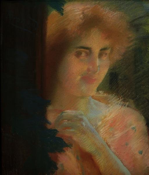 Buste De Femme by Paul-Albert Besnard Impressionism Art