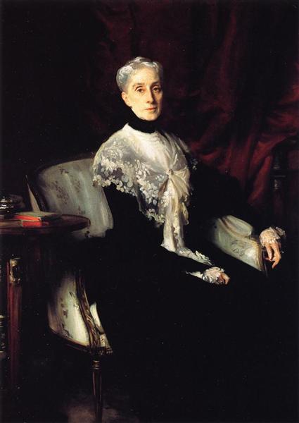 Mrs. William Crowninshield Endicott by John Singer Sargent Realism Art dated 1901