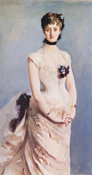 Madame Paul Poirson by John Singer Sargent Realism Art dated 1885