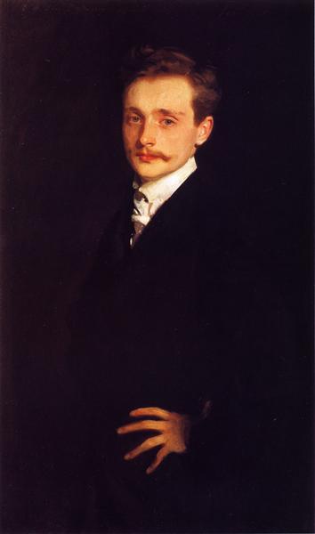 Leon Delafosse by John Singer Sargent Realism Art dated 1898