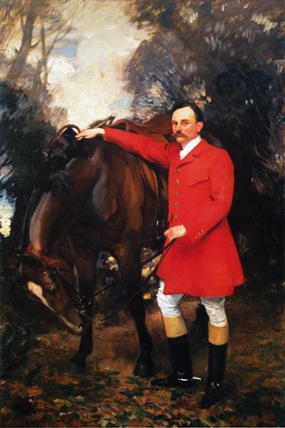 William Marshall Cazalet by John Singer Sargent Realism Art dated 1902