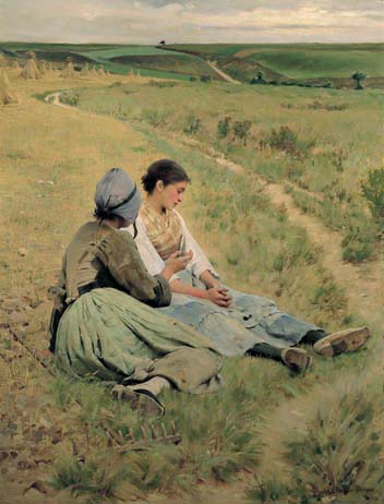 Peines De Coeur by Charles Sprague Pearce Impressionism Art