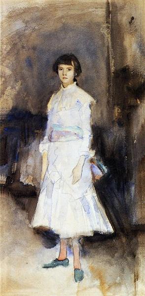 Violet Sargent by John Singer Sargent Impressionism Art dated 1883