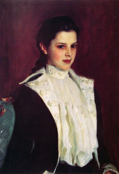 Alice Vanderbilt Shepard by John Singer Sargent Realism Art dated 1888