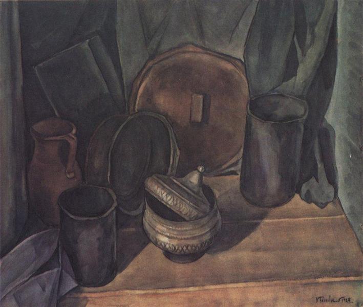 Still life by Konstantin Bogaevsky Realism Art dated 1924